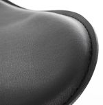 Barová židle TRIO černá/chrom