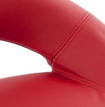 Barová židle ATLANTIS červená/chrom