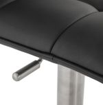Barová židle SALAMANCA černá/chrom