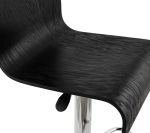 Barová židle MADEIRA černá/chrom
