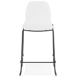 Barová židle ZIGGY MINI bílá/černá