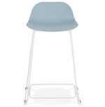 Barová židle SLADE MINI modrá/bílá