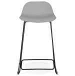 Barová židle SLADE MINI šedá/černá
