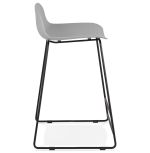 Barová židle SLADE MINI šedá/černá