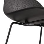Barová židle SLADE černá