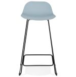 Barová židle SLADE modrá/černá