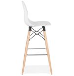 Barová židle MARCEL bílá