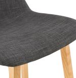 Barová židle TRAPU MINI šedá/přírodní