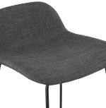 Barová židle VANCOUVER šedá/černá