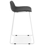 Barová židle VANCOUVER MINI šedá/bílá