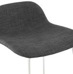Barová židle VANCOUVER MINI šedá/bílá