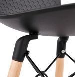 Barová židle DETROIT MINI černá