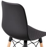 Barová židle DETROIT černá