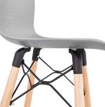 Barová židle DETROIT šedá