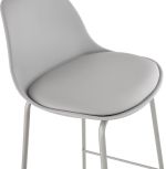 Barová židle ESCAL šedá
