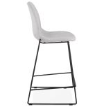 Barová židle COOPER MINI šedá/černá