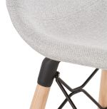 Barová židle CANA světlé šedá