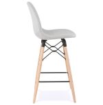 Barová židle CANA MINI světlé šedá