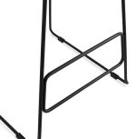 Barová židle VANCOUVER MINI světlé šedá/černá