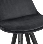 Barová židle CARRY černá