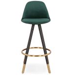Barová židle CARRY MINI zelená/černá
