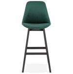 Barová židle BASIL zelená/černá