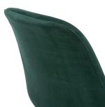 Barová židle BASIL zelená/černá