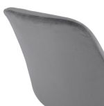 Barová židle BASIL šedá/černá