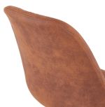 Barová židle SVENKE hněda/přírodní