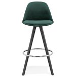 Barová židle FRANKY MINI zelená/černá