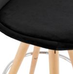 Barová židle FRANKY MINI černá/přírodní