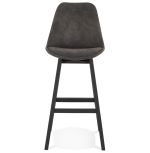 Barová židle SVENKE šedá/černá