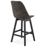 Barová židle SVENKE MINI šedá/černá