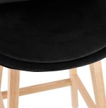 Barová židle BASIL MINI černá/přírodní