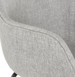 Barová židle LARGESS MINI šedá/černá