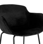 Barová židle FIDEL černá