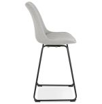 Barová židle BROZA MINI šedá/černá