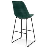 Barová židle YAYA zelená/černá