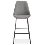 Barová židle YAYA šedá/černá