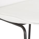 Barová židle PAUL bílá/černá