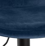 Barová židle ASTER modrá/černá