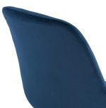 Barová židle ASTER modrá/černá