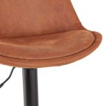 Barová židle TAKASA hnědá/černá