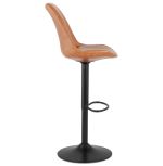 Barová židle SVAN hnědá/černá