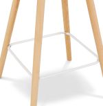 Barová židle ARBUTUS MINI bílá/přírodní