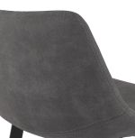 Barová židle OUFTI šedá/černá