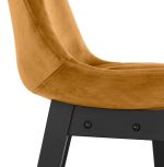Barová židle BASIL MINI hořčicová/černá