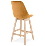 Barová židle BASIL MINI hořčicová/přírodní
