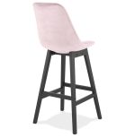 Barová židle BASIL růžová/černá