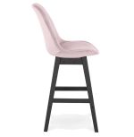 Barová židle BASIL MINI růžová/černá